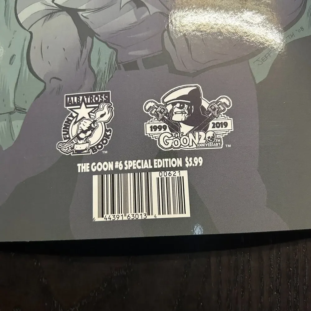 New Goon Comic 6 Cover B Variant Jeff Smith First Print 2019 Eric Powell Cohen